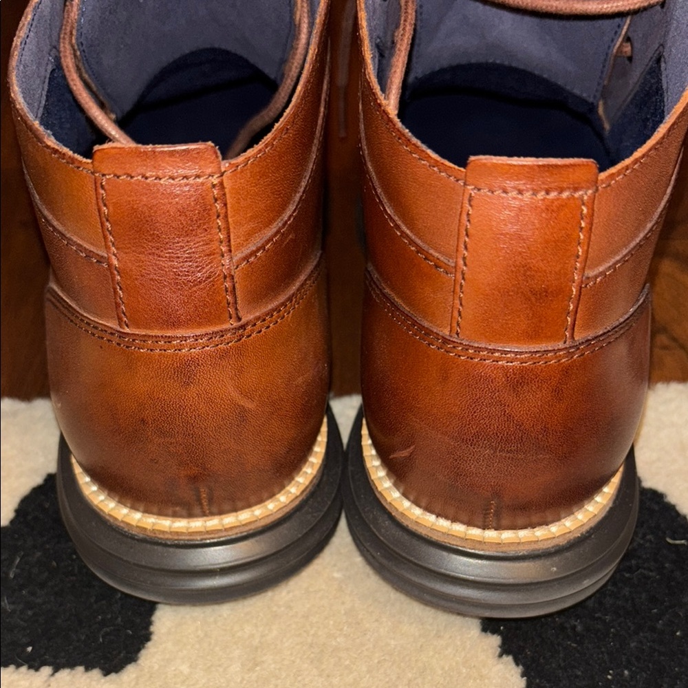 Cole Haan Original Grand Brown Leather Ankle Boots size 9.5 - Picture 4 of 8